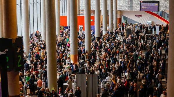 Aerial photo of the Principal Conference 2024 attendees