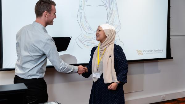 TEP graduate given certificate of completion