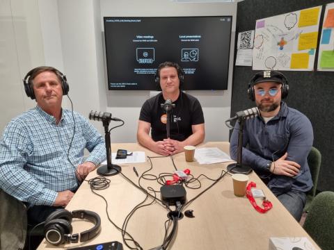 Greg Lacey, Dave Faulkner and, Glenn Solomons