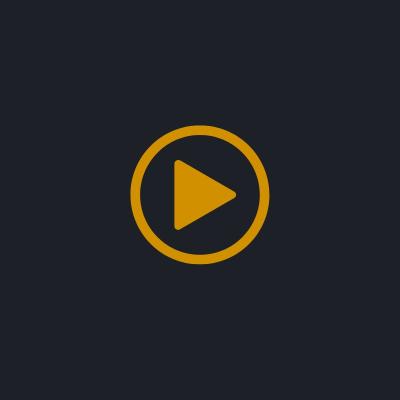 gold coloured video graphic on a dark grey background