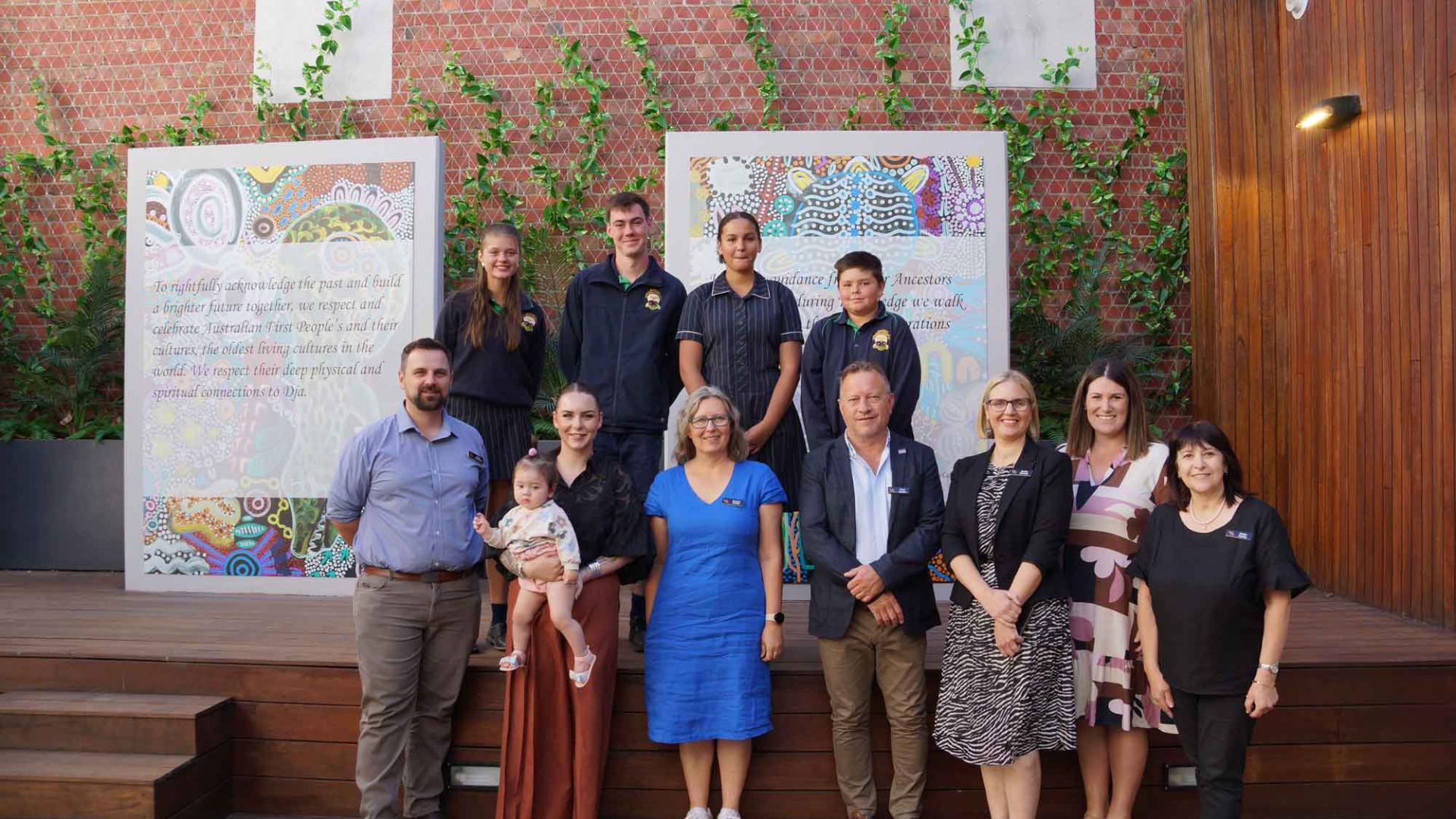 Group photo of the Ballarat Acknowledgment of Country event