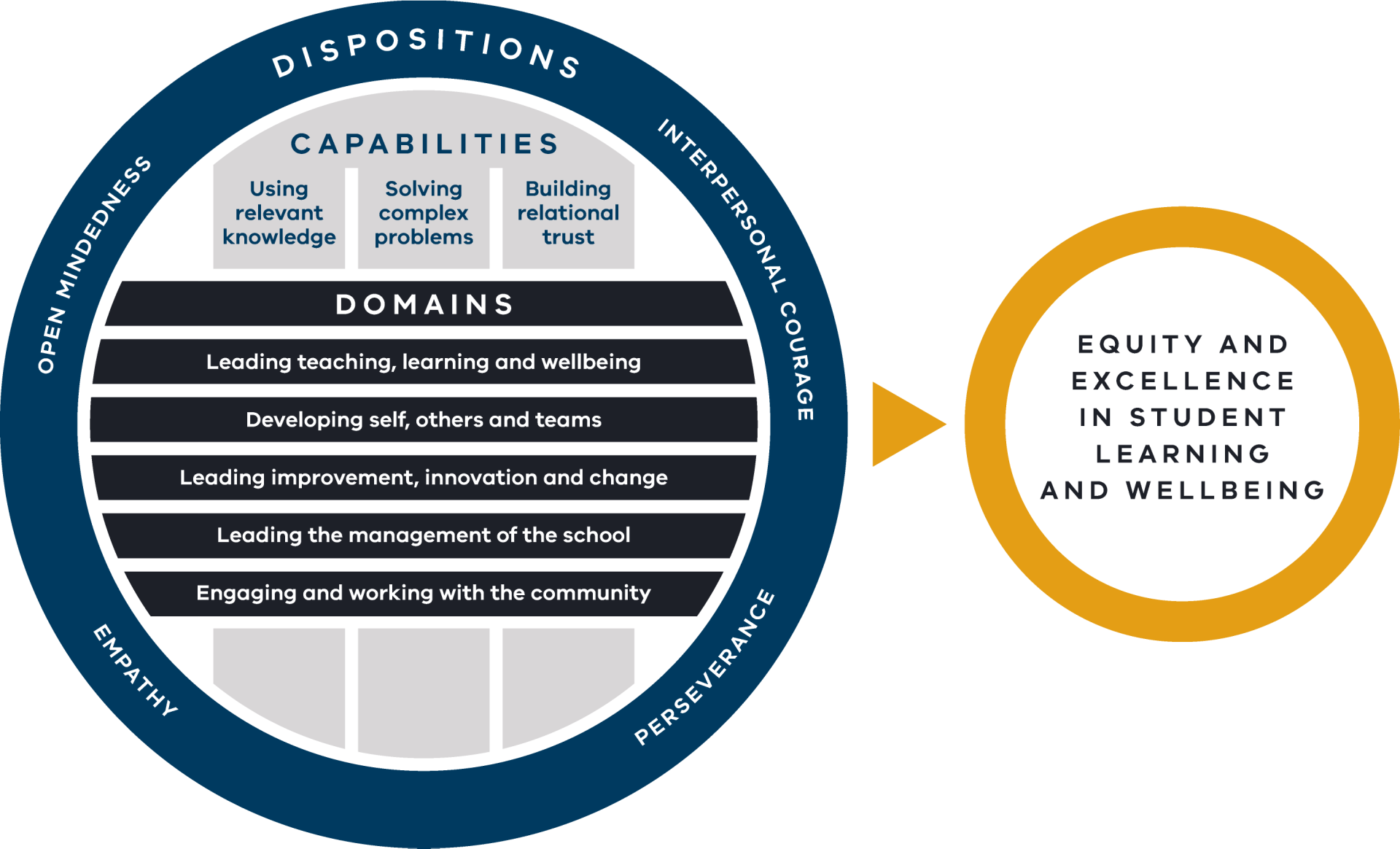 Academy Leadership Excellence Framework model